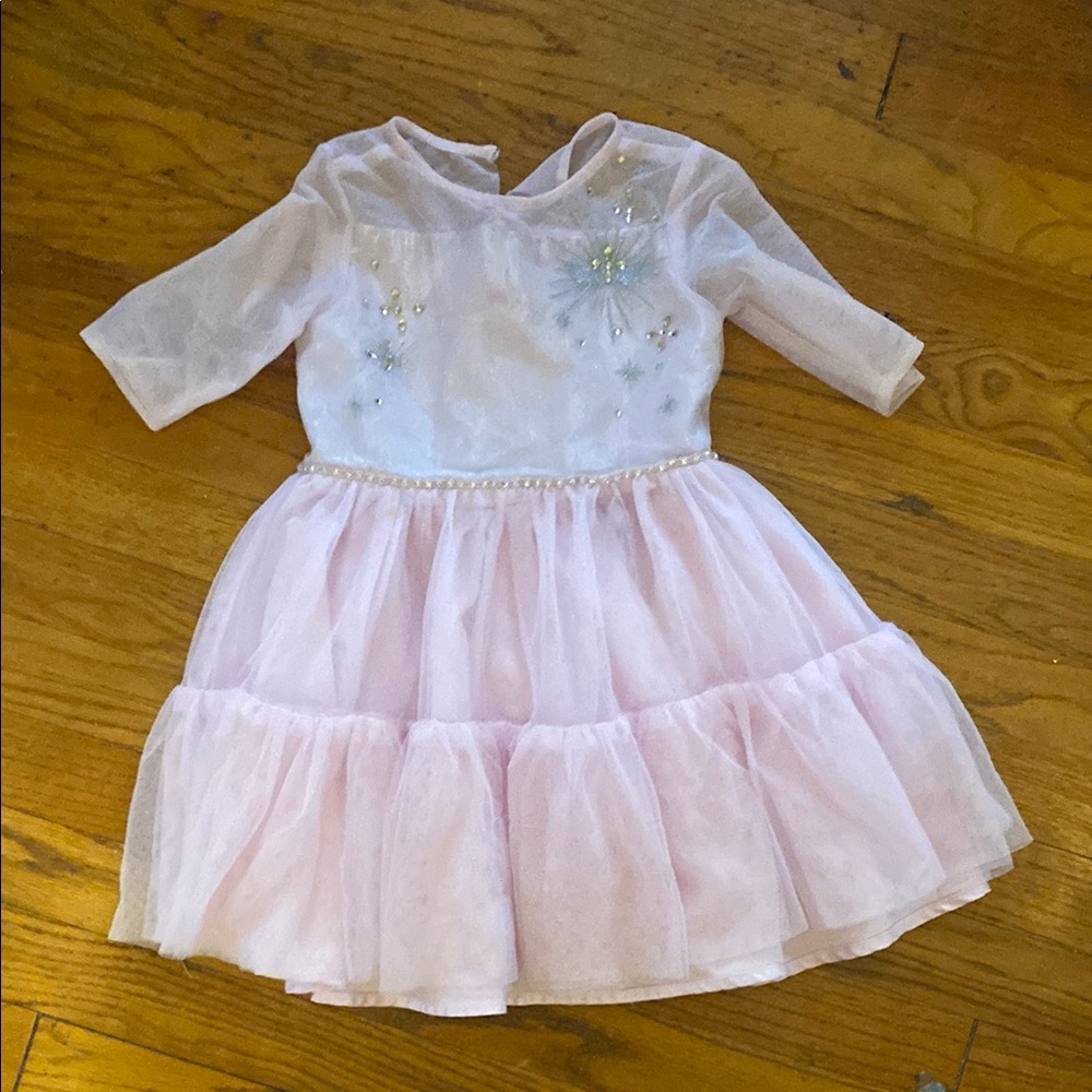 Disney Princess Pink Dress with Gold Accents